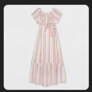 Striped maternity dress Size M